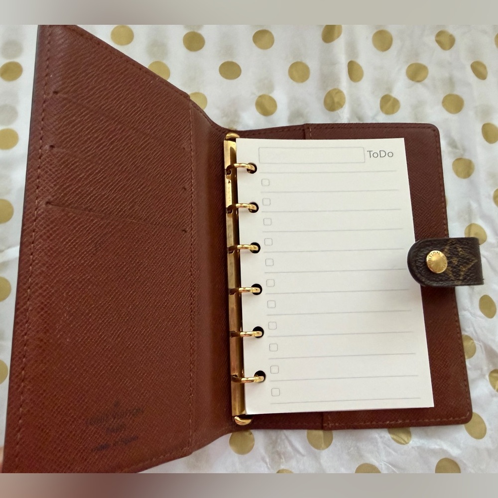 Authentic Louis Vuitton Monogram Agenda W/Entrupy COA - Picture 12 of 14
